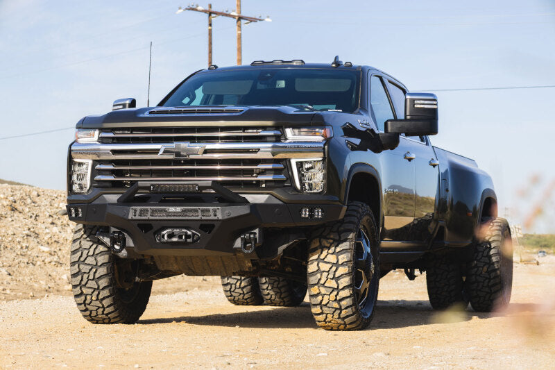 DV8 Offroad 20-23 Chevrolet Silverado 2500/3500 Spec Series Front Bumper w/ Winch Bumpers - Steel DV8 Offroad