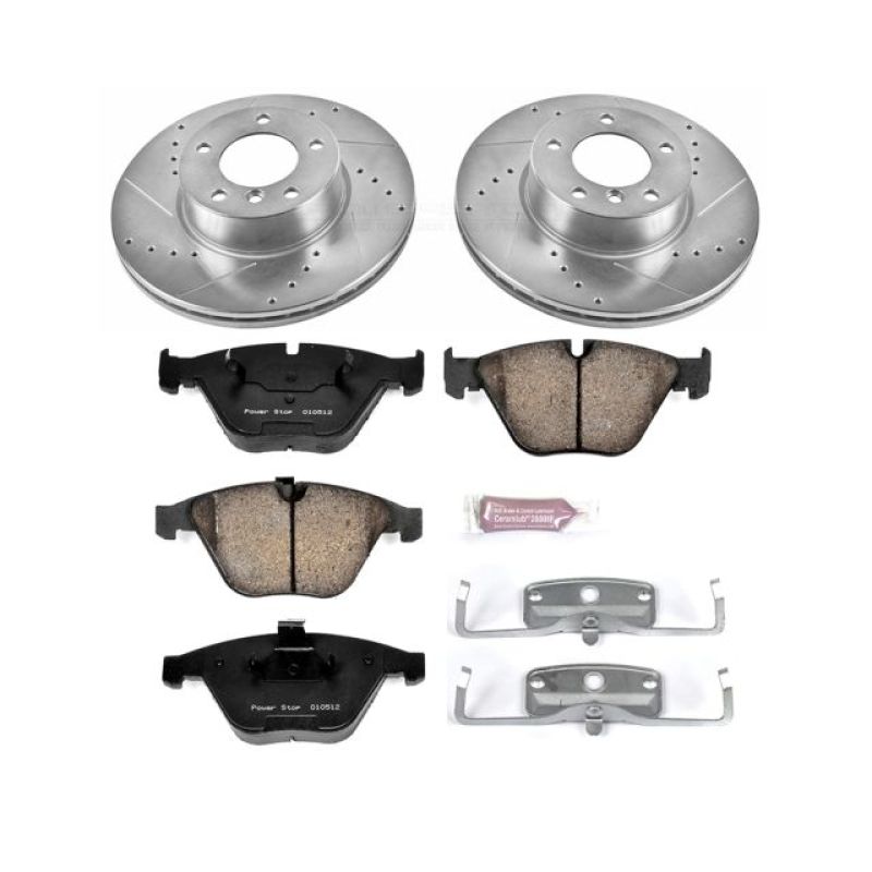 Power Stop 09-10 BMW 328i xDrive Front Z23 Evolution Sport Brake Kit Brake Kits - Performance D&S PowerStop