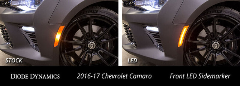 Diode Dynamics 16-21 Chevrolet Camaro LED Sidemarkers Smoked (set) Light Accessories and Wiring Diode Dynamics