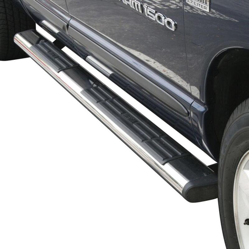 Westin Premier 6 in Oval Side Bar - Stainless Steel 85 in - Stainless Steel Nerf Bars Westin