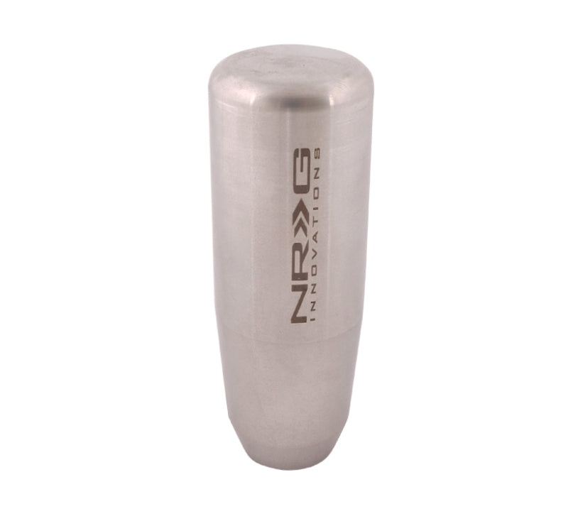 NRG Universal Short Shifter Knob - 3.5in. Length / Heavy Weight .85Lbs. - Silver Shift Knobs NRG