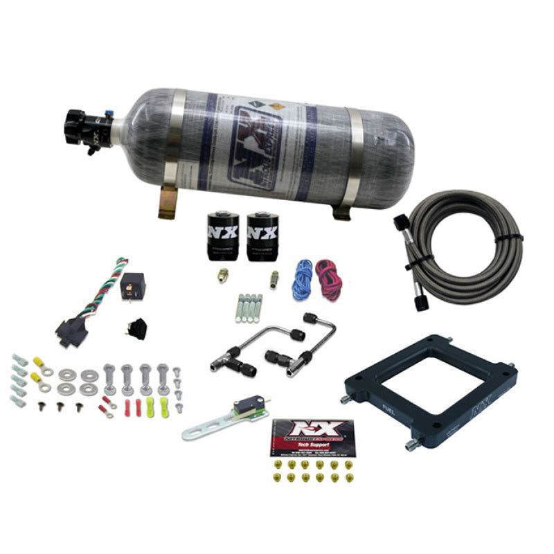 Nitrous Express Dominator Gemini Stage 6 Nitrous Kit w/Composite Bottle Nitrous Systems Nitrous Express