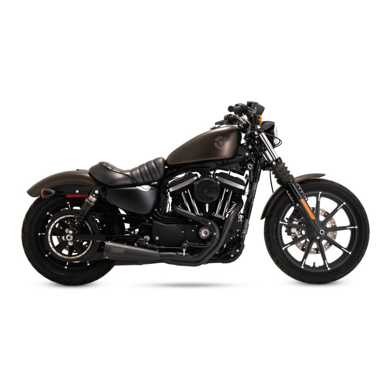 Vance & Hines 14-22 Sportsters Stainless 2-1 Upsweep Exhaust - Black Powersports Exhausts Vance and Hines