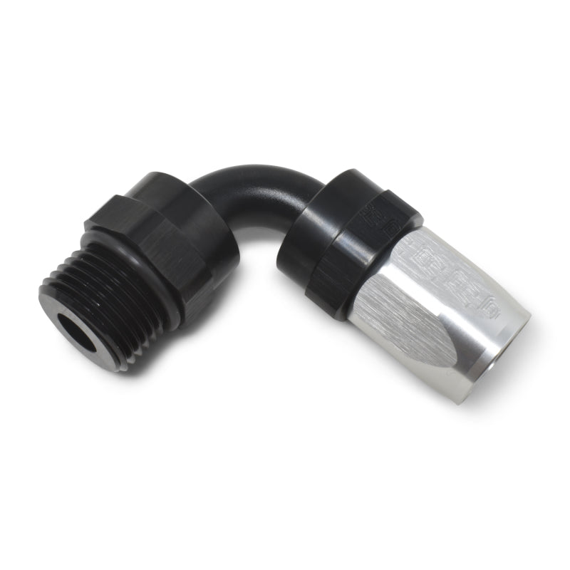 Russell Performance Swivel Hose End Assy #10 AN Male SAE Port to #8 Hose 90 Deg Clr/Blk Anodized Hardware Kits - Other Russell