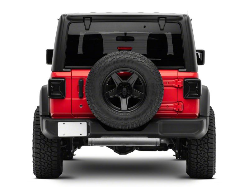 Raxiom 18-23 Jeep Wrangler JL Axial Series LED Tail Lights- Blk Housing (Smoked Lens) Tail Lights Raxiom