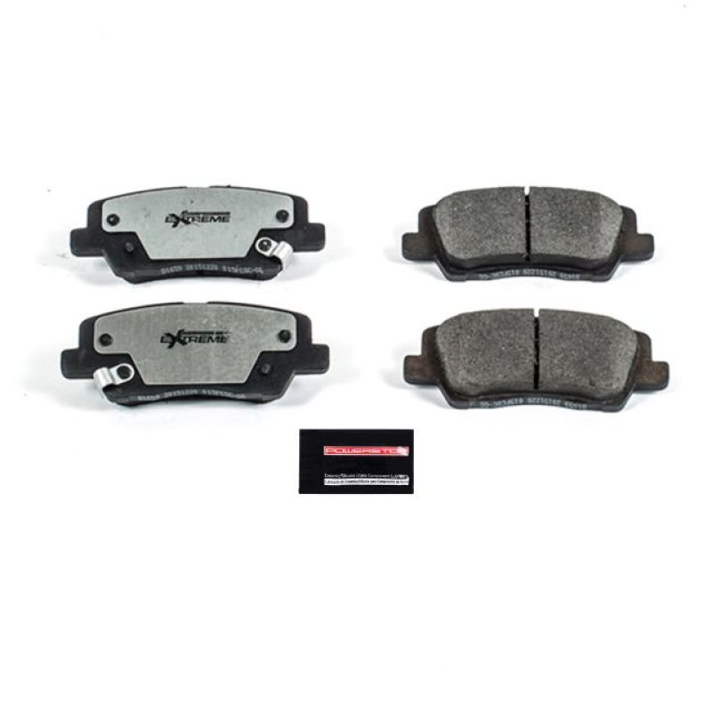Power Stop 13-18 Cadillac ATS Rear Z26 Extreme Street Brake Pads w/Hardware Brake Pads - Performance PowerStop
