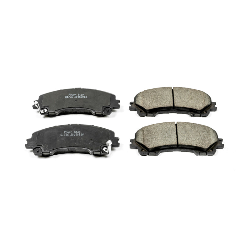 Power Stop 14-19 Infiniti Q50 Front Z16 Evolution Ceramic Brake Pads Brake Pads - OE PowerStop