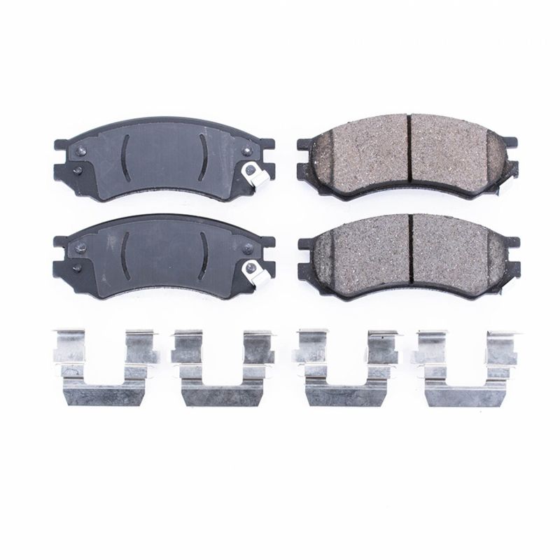 Power Stop 91-92 Saturn SC Front Z17 Evolution Ceramic Brake Pads w/Hardware Brake Pads - OE PowerStop