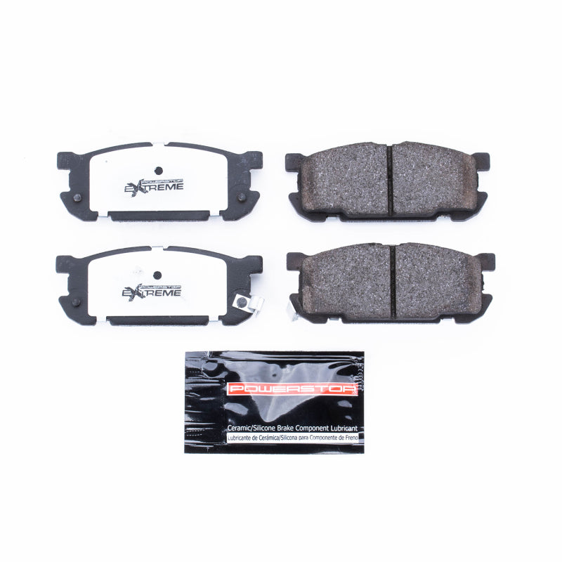 Power Stop 01-05 Mazda Miata Rear Z26 Extreme Street Brake Pads w/Hardware Brake Pads - Performance PowerStop