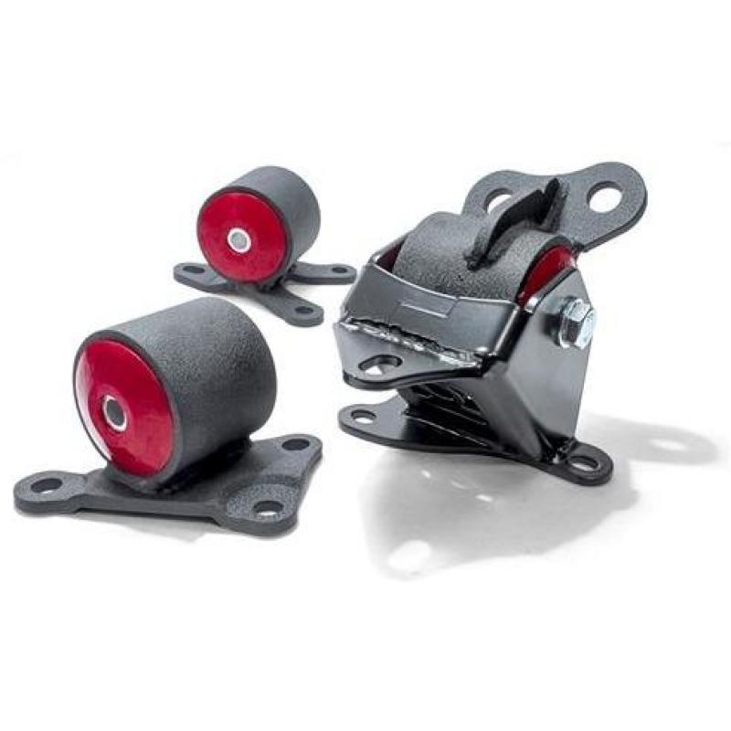 Innovative 96-00 Civic B/D Series Black Steel Mounts 95A Bushings (2 Bolt) Engine Mounts Innovative Mounts