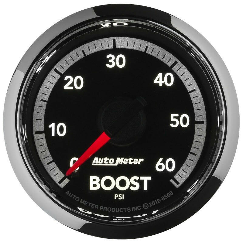 Autometer Gen4 Dodge Factory Match 52.4mm Mechanical 0-60 PSI Boost Gauge Gauges AutoMeter