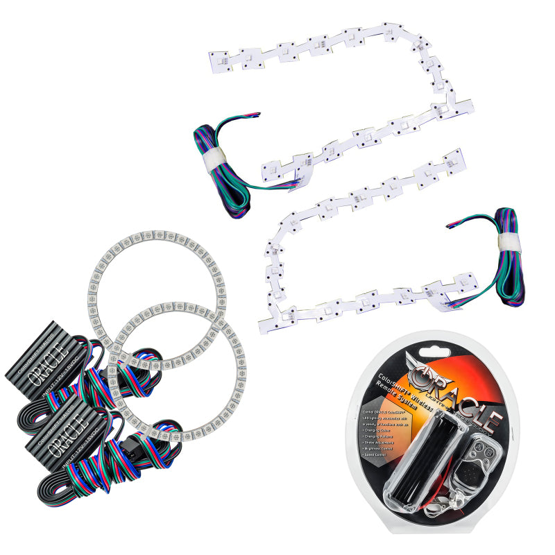 Oracle 11-19 Chrysler 300C DRL Upgrade w/ Halo Kit - ColorSHIFT Headlights ORACLE Lighting