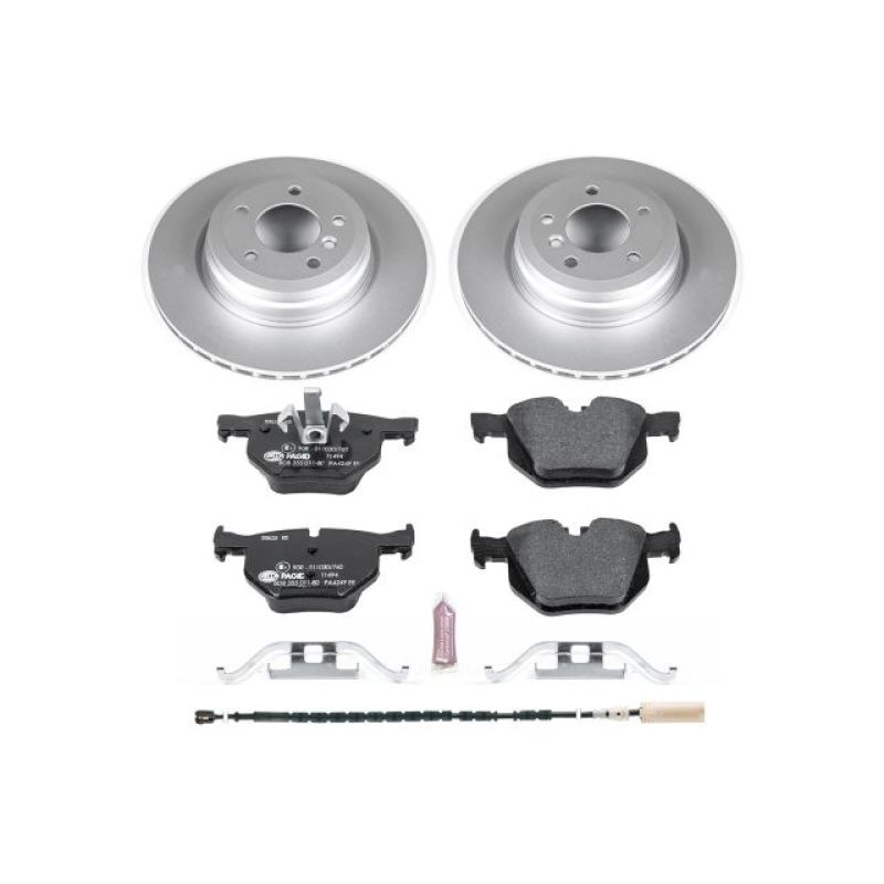 Power Stop 11-13 BMW 335i Rear Euro-Stop Brake Kit Brake Kits - OE PowerStop