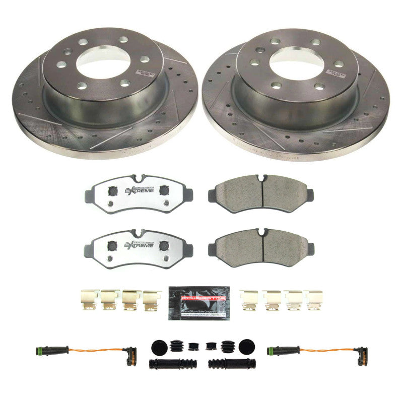 Power Stop 19-21 Mercedes-Benz Sprinter 2500 Rear Z36 Truck & Tow Brake Kit Brake Kits - Performance D&S PowerStop