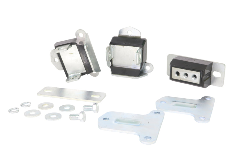 Whiteline 1963-1982 Chevrolet Corvette Complete Engine and Transmission Mount Set Engine Mounts Whiteline