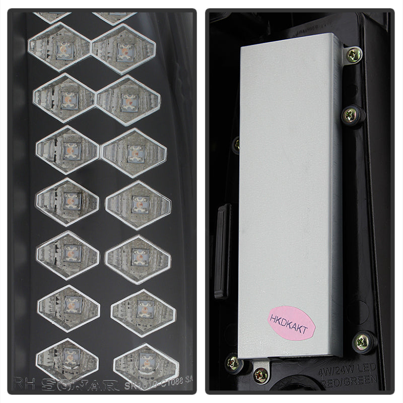 Spyder Chevy C/K Series 1500 88-98/Blazer 92-94 LED Tail Lights Blk ALT-YD-CCK88-LED-BK Tail Lights SPYDER