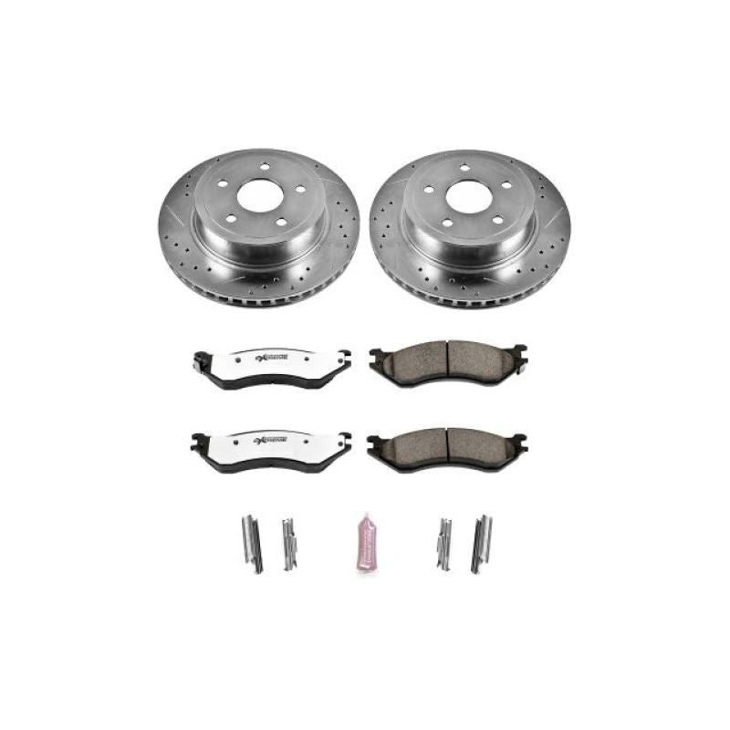Power Stop 04-06 Dodge Ram 1500 Rear Z36 Truck & Tow Brake Kit Brake Kits - Performance D&S PowerStop