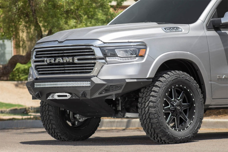 Addictive Desert Designs 19 Ram 1500 Stealth Fighter Front Bumper w/ Winch Mount & Sensor Cut Outs Bumpers - Steel Addictive Desert Designs