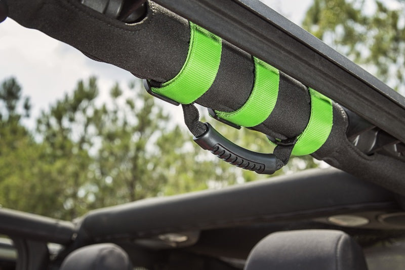 Rugged Ridge Ultimate Grab Handles Green 55-20 CJ/Jeep Wrangler /JT Dash & Interior Trim Rugged Ridge
