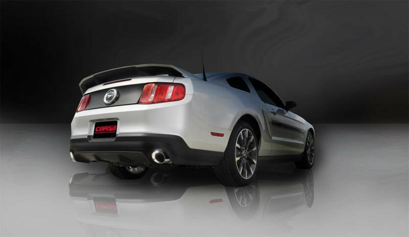 Corsa 2011-2014 Ford Mustang GT/Boss 302 5.0L V8 Polished Xtreme Axle-Back Exhaust Axle Back CORSA Performance