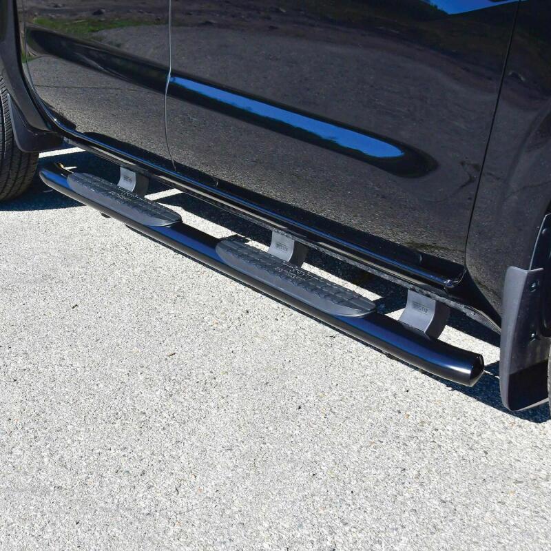 Westin 2022 Nissan Frontier Crew Cab PRO TRAXX 4 Oval Nerf Step Bars - Black Nerf Bars Westin