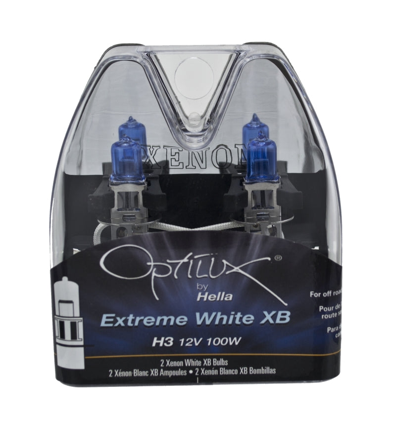 Hella Optilux H3 12V / 100W Xenon White XB Light Bulb Bulbs Hella