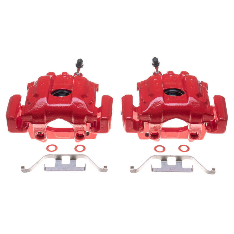 Power Stop 1995 BMW 740i Rear Red Calipers - Pair Brake Calipers - Perf PowerStop