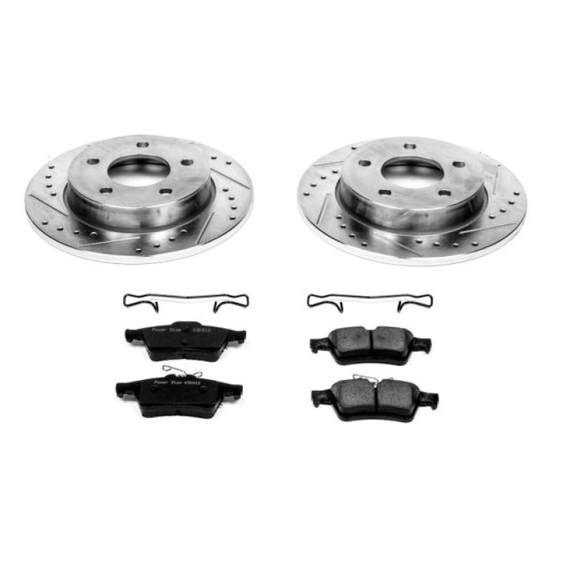 Power Stop 06-13 Mazda 3 Rear Z23 Evolution Sport Brake Kit Brake Kits - Performance D&S PowerStop