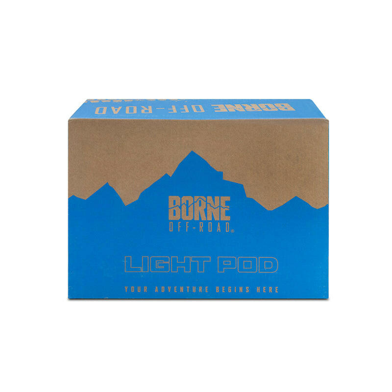 Borne Off-Road 21+ Bronco Light Pods 2pc Ditch 3x3 Flood Upfit Light Bars & Cubes Borne Off-Road