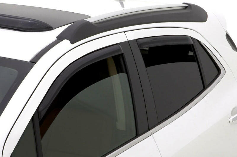 AVS 13-18 Buick Encore Ventvisor In-Channel Front & Rear Window Deflectors 4pc - Smoke Wind Deflectors AVS