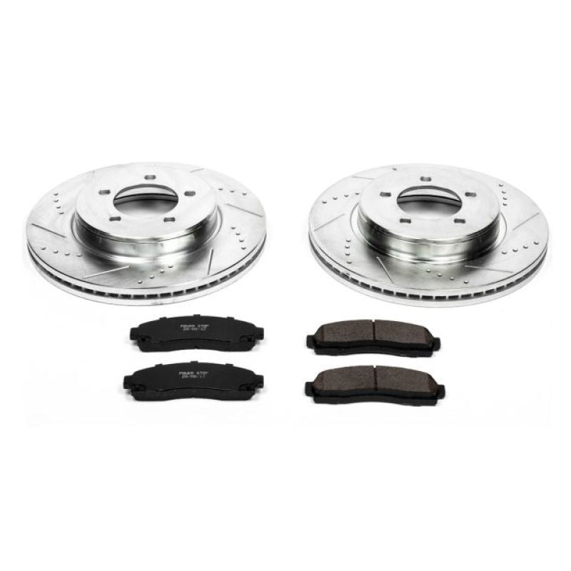 Power Stop 02-05 Ford Explorer Front Z23 Evolution Sport Brake Kit Brake Kits - Performance D&S PowerStop