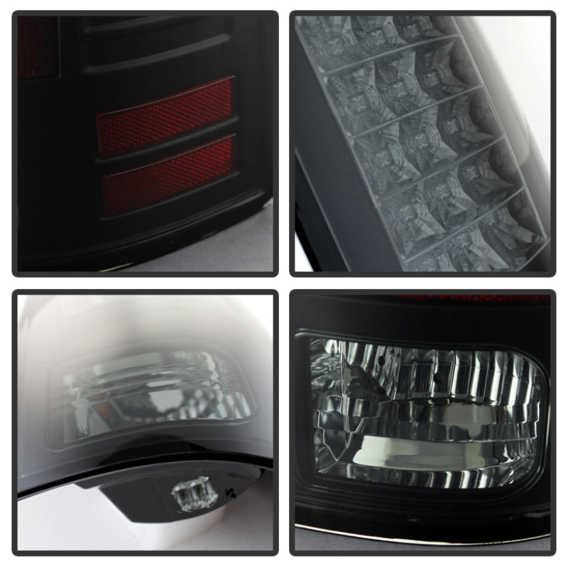 Spyder Dodge Ram 1500 13-14 13-14 LED Tail Lights LED Model only - Blk Smke ALT-YD-DRAM13-LED-BSM Tail Lights SPYDER