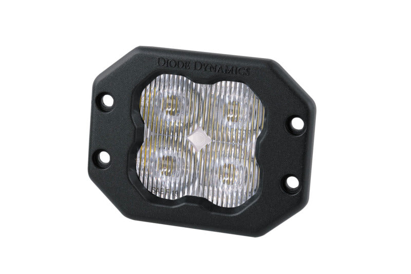Diode Dynamics SS3 Sport ABL - White SAE Fog Flush (Single) Light Accessories and Wiring Diode Dynamics