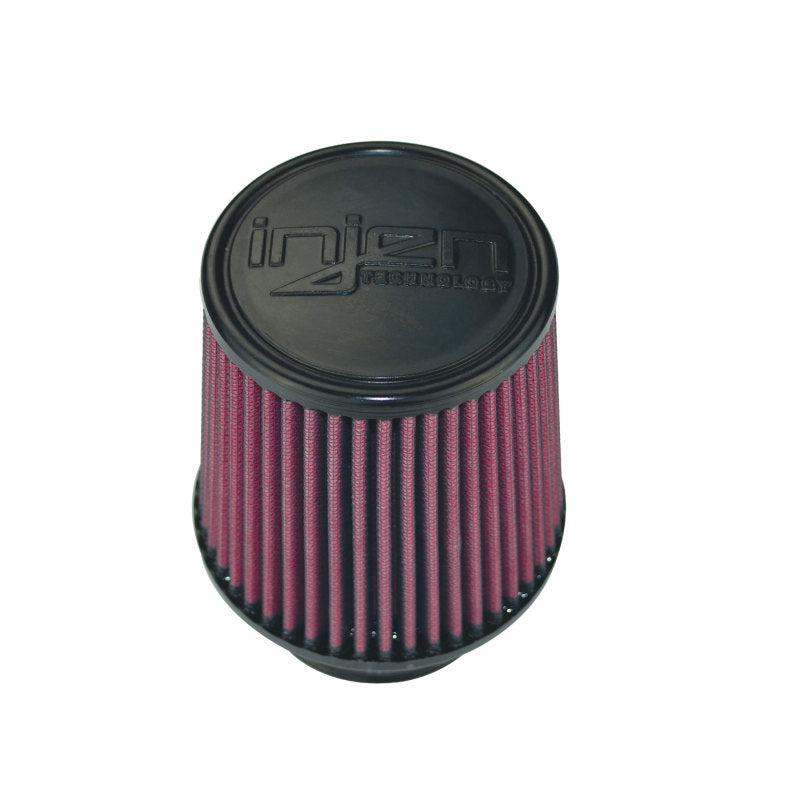 Injen High Performance Air Filter - 3.00 Black Filter 6 Base / 5 Tall / 4 Top - 45 Pleat Air Filters - Drop In Injen
