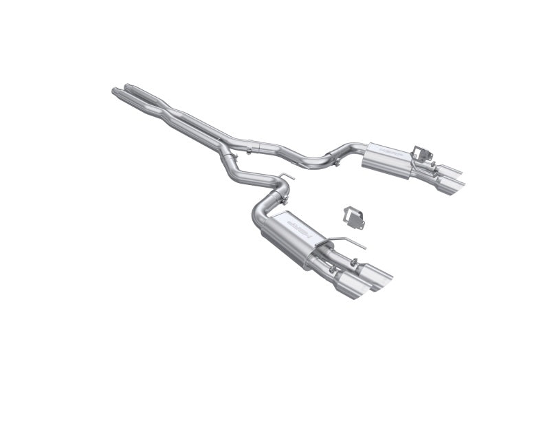 MBRP 2024+ Ford Mustang GT Armor Pro 3in Steet Profile Catback Exhaust - Stainless Steel Tips Catback MBRP