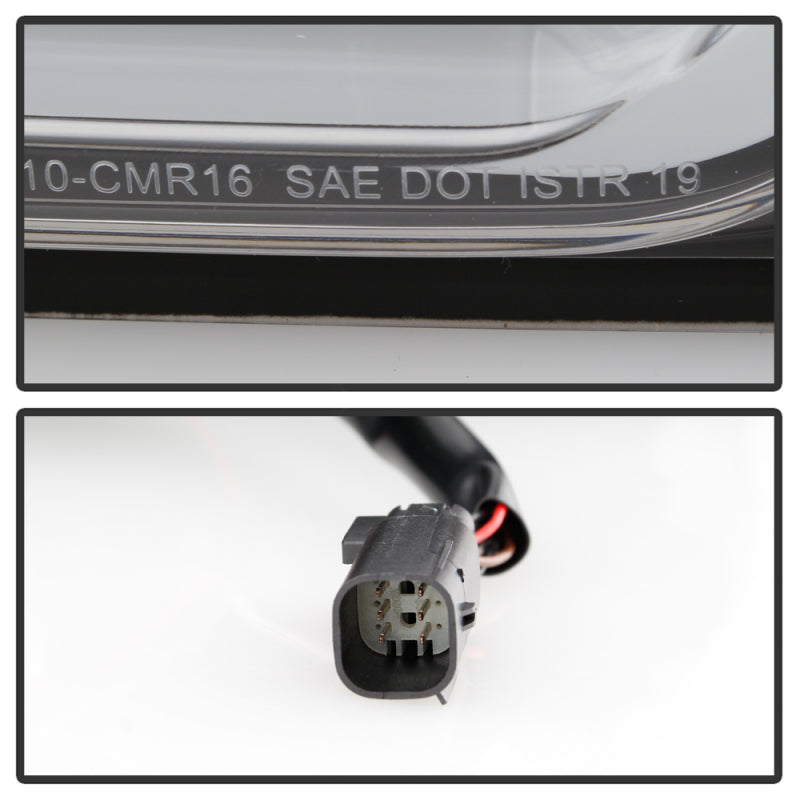 Spyder Chevy Camaro 16-18 (Do Not Fit Halogen Model) LED Tail Lights Black ALT-YD-CCAM16LED-SEQ-BK Tail Lights SPYDER