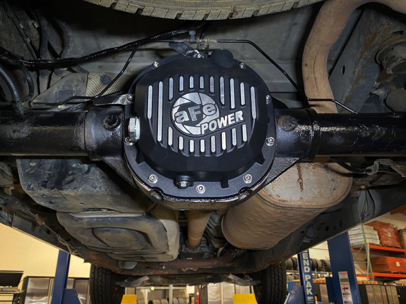 aFe 90-14 Ford F-150 Rear Differential Cover - Black w/ Machined Fins Diff Covers aFe