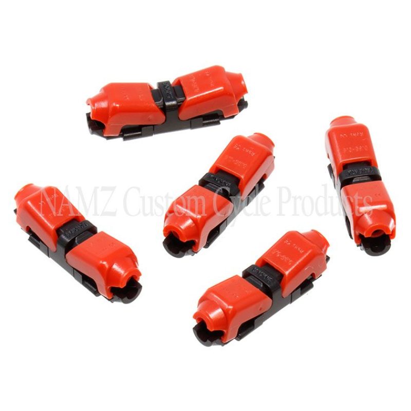 NAMZ Lightning Splice Kit H-Connection 18-22g 1-Wire to 1-Wire (5 Pack) Wiring Connectors NAMZ