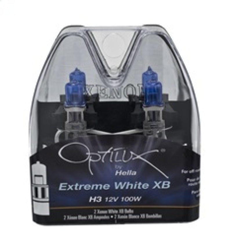 Hella Optilux H3 12V / 100W Xenon White XB Light Bulb Bulbs Hella