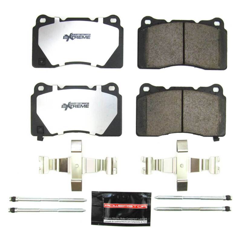 Power Stop 17-21 Honda Civic Front Z26 Street Brake Pads w/Hardware Brake Pads - Performance PowerStop