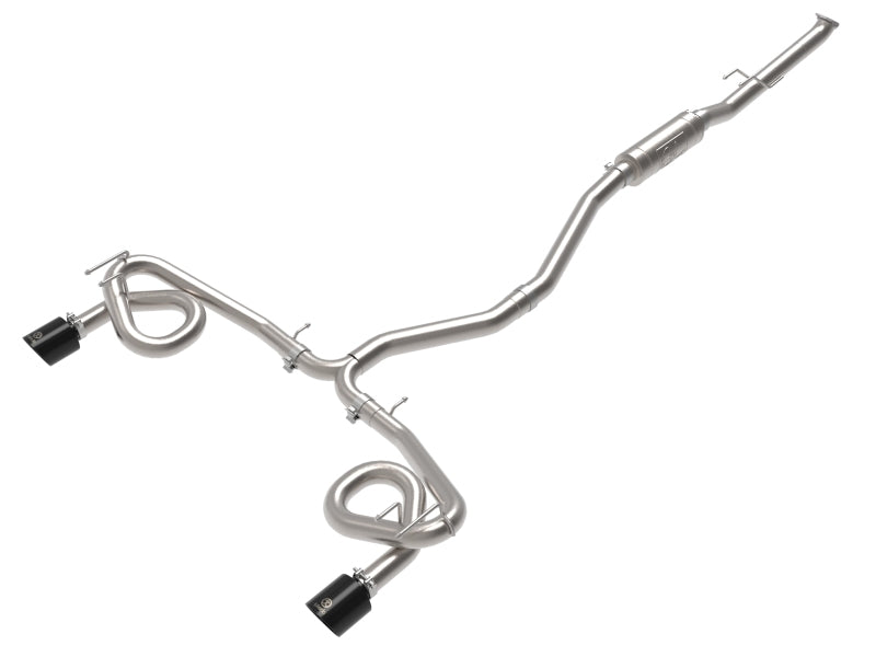 aFe 22-23 Honda Civic Si L4 1.5L (t) Takeda 2.5in to 3in 304 SS Cat-Back Exhaust w/ Black Tips Catback aFe