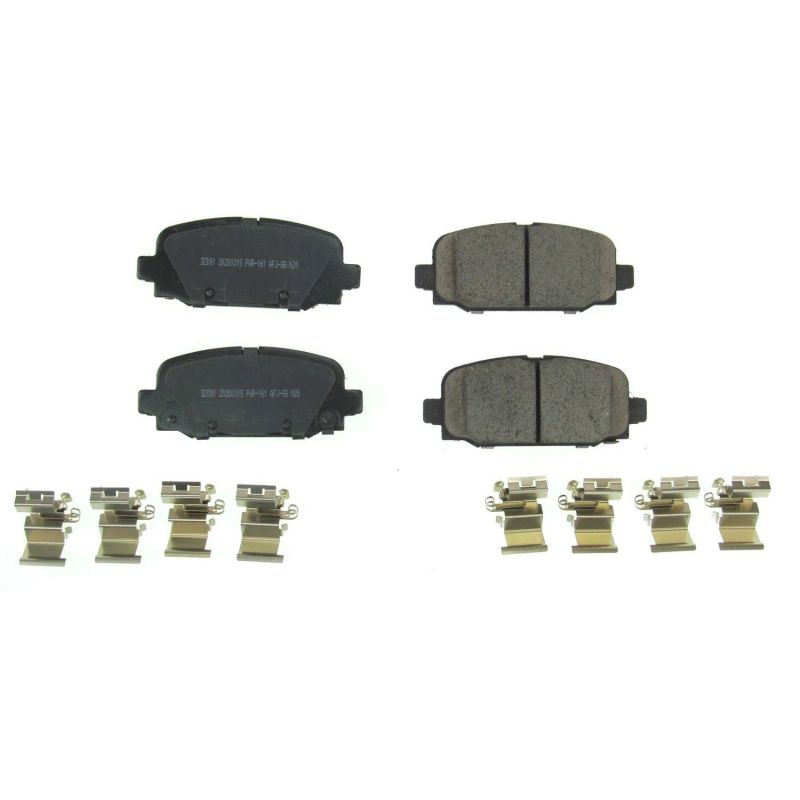 Power Stop 18-19 Jeep Compass Rear Z17 Evolution Ceramic Brake Pads w/Hardware Brake Pads - OE PowerStop