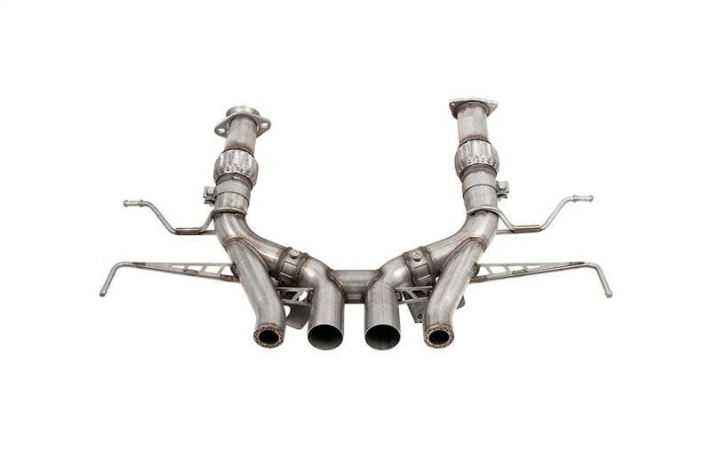 Corsa 23-25 Chevrolet Corvette C8 Z06 3in Valved Cat-Back Exhaust Muffler Delete Track Systemw/o Tip Catback CORSA Performance