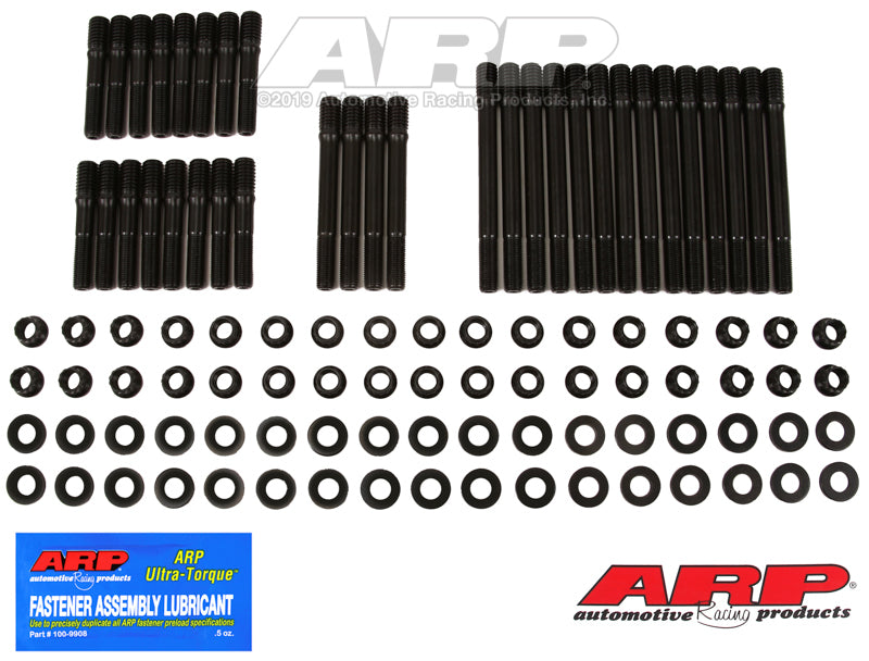 ARP SB Chevy 7/16in-3/8in stepped 12pt head stud kit Head Stud & Bolt Kits ARP