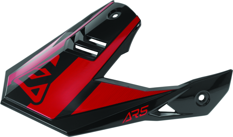 Answer AR5 Crypto Visor - Black/Red Helmets and Accessories Answer