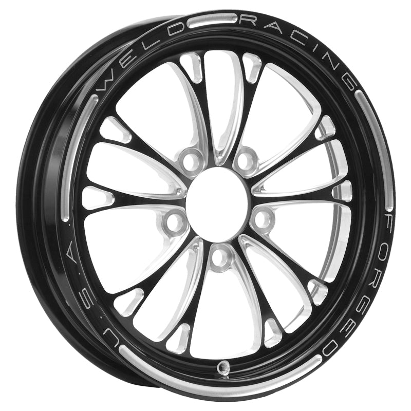Weld V-Series 1-Piece 15x3.5 / 5x4.75 BP / 1.75in. BS Black Wheel - Non-Beadlock Wheels - Forged Weld