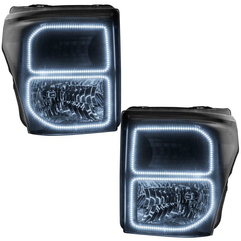 Oracle 11-16 Ford F250/350 LED HL - Black - White Headlights ORACLE Lighting