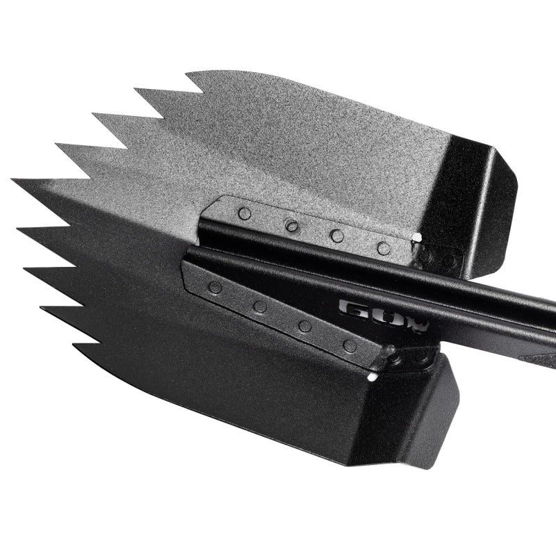 Go Rhino Xventure Gear Sharktooth Stackable Shovel - Textured Black Recovery Boards Go Rhino