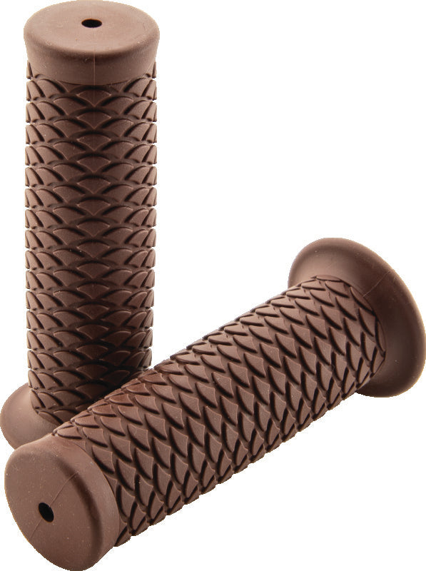 Bikers Choice 1 Inch Brown Scales Grip Grips Bikers Choice
