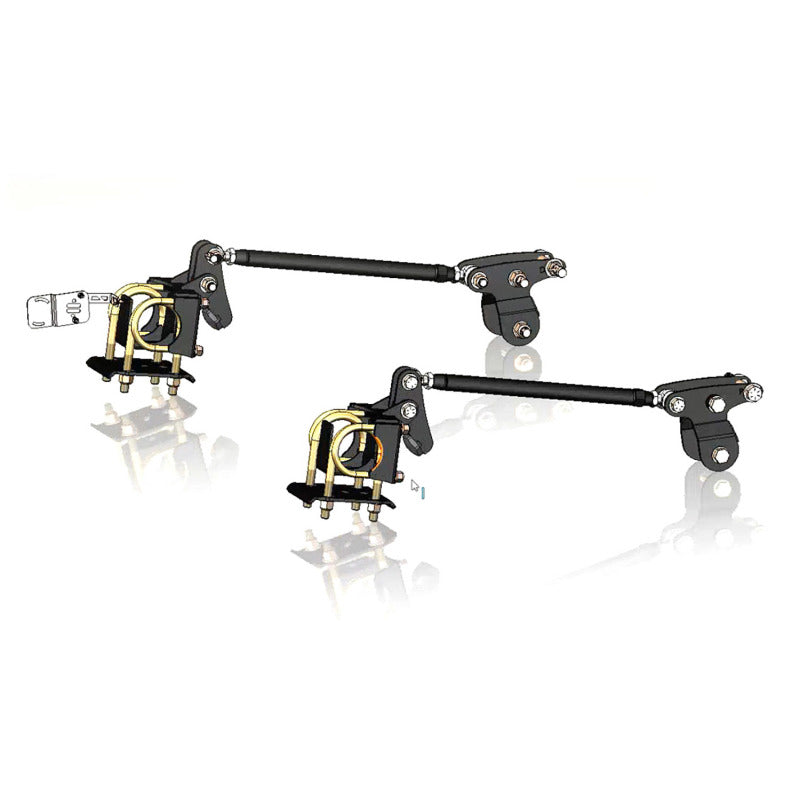 Ridetech 2015+ Ford F150 Traction Bar Kit Shock Mounts & Camber Plates Ridetech